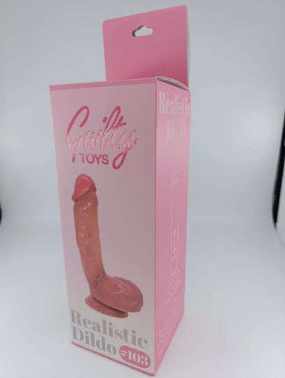 Guilty Toys Ρεαλιστικό Dildo με Βεντούζα