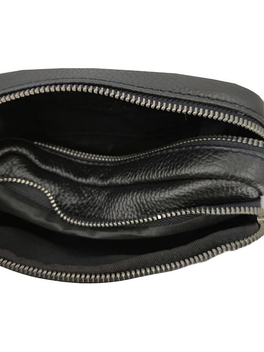 Leather Women's Crossbody Bag Black