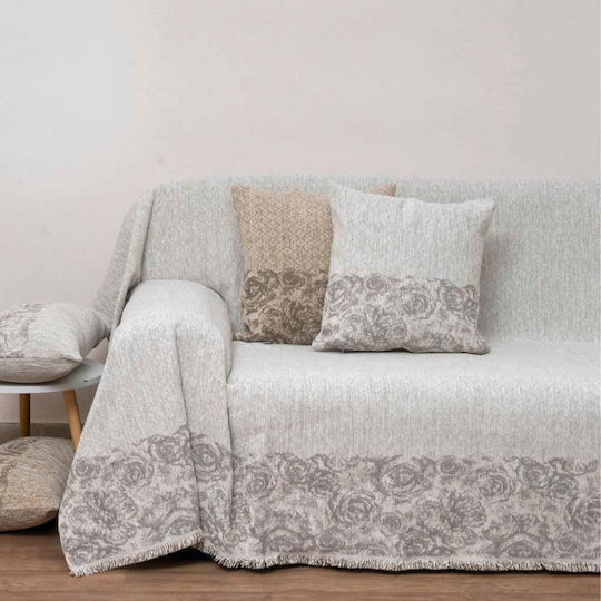 Anna Riska Μαξιλάρι Snow Grey 32x52εκ.