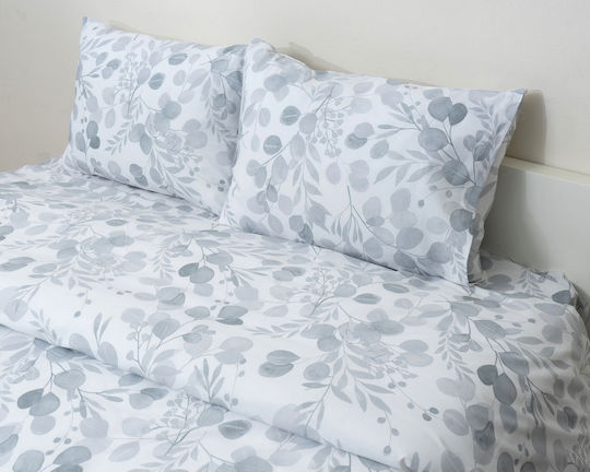 Viopros Grey Semi-Double Quilt Set 180x240 cm