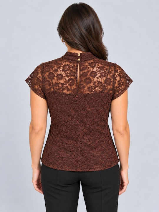 Women's Blouse with Lace Kafe