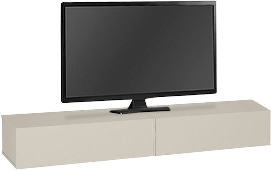 Espanse TV Stand in Metal & Wood Beige L241.8xW31.7xH30cm