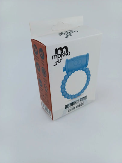 Inel Penian Vibrant Beaded Ring Albastru Mokko Toys