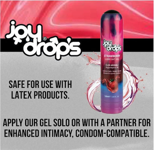 Lubrifiant Joydrops cu Aromă de Căpșuni 125 Ml Joy Drops