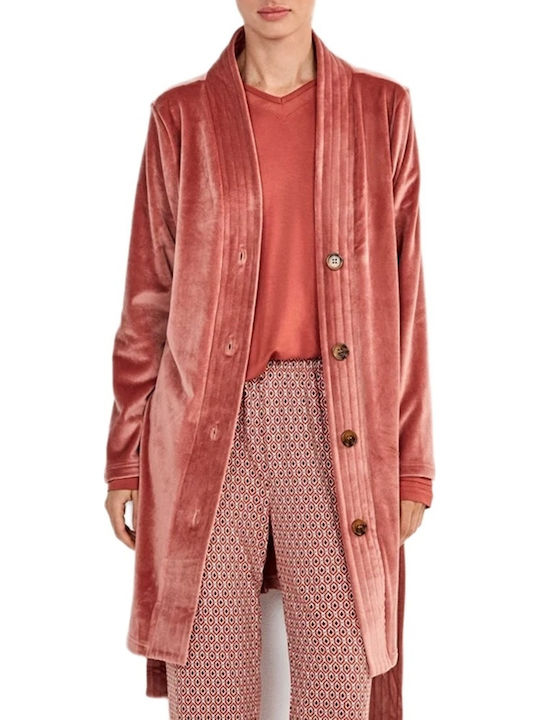 Gisela Winter Women's Pink Robe