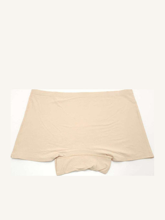 Women's Seamless Beige Boxer