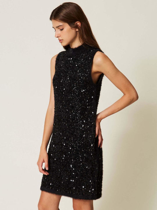 Mini-Abendkleid Schwarz