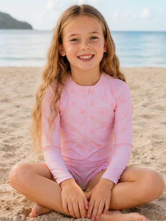 Swim Essentials Παιδικό Μαγιό Ολόσωμο με Μακρύ Μανίκι Shell Tastic