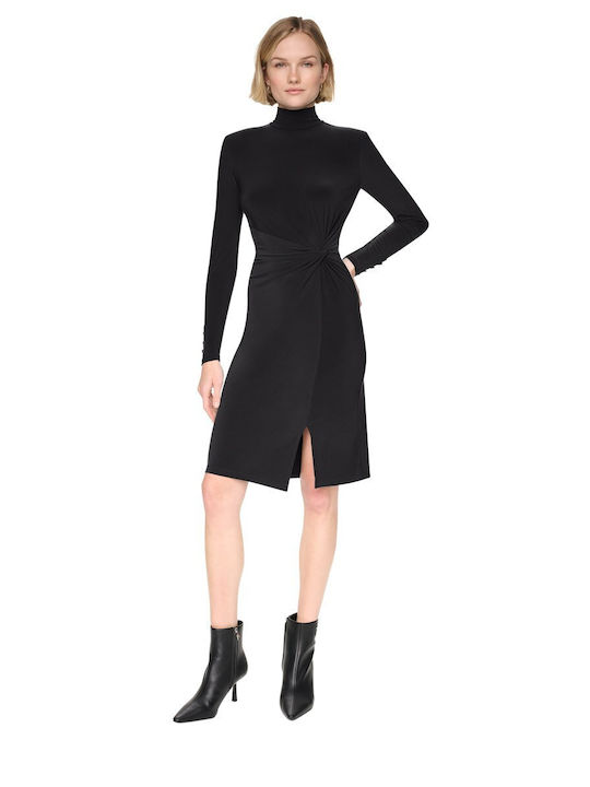DKNY Rochie Midi Neagră