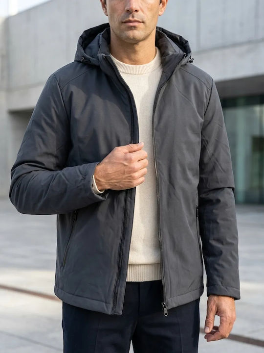 Dunkelgraue Jacke