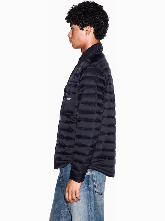 Denimjacke Schwarz