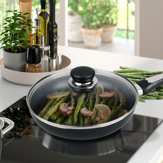 Maestro Aluminum Pan with Lid 28cm