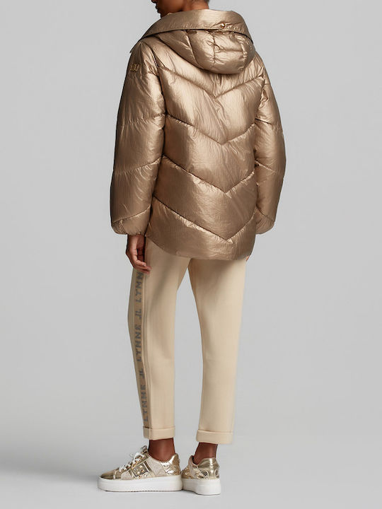 Women's Winter Puffer Jacket Gold