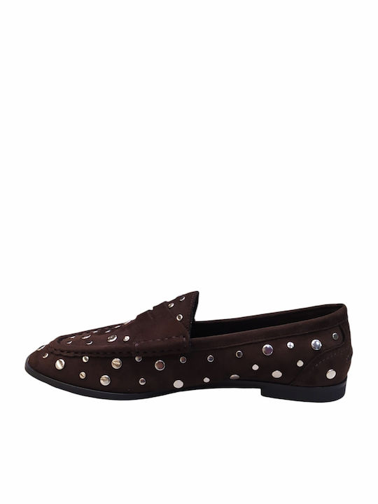 Γυναικεία Loafers σε Καφέ Χρώμα