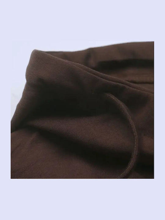 Kids Sweatpants Set With Jacket Dark Chocolate