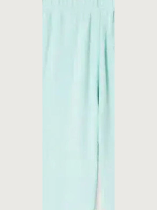 Women's Black Set with Elastic Waist Trousers in a Loose Fit
