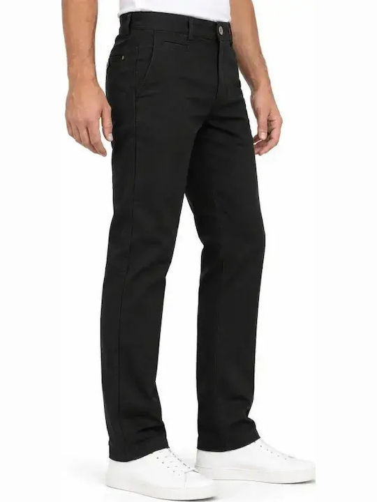 Ανδρικό Παντελόνι Chino Regular Fit Μαύρο STEF-410-BLACK