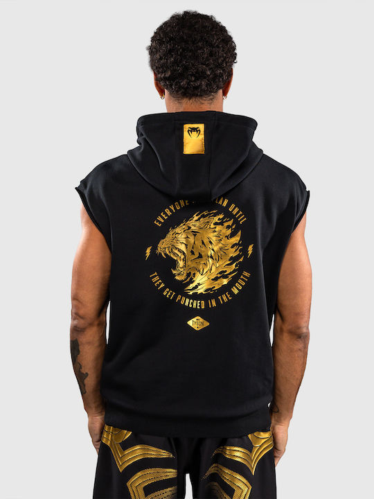 X Mike Tyson Tiger Kapuzenpullover Black/Gold