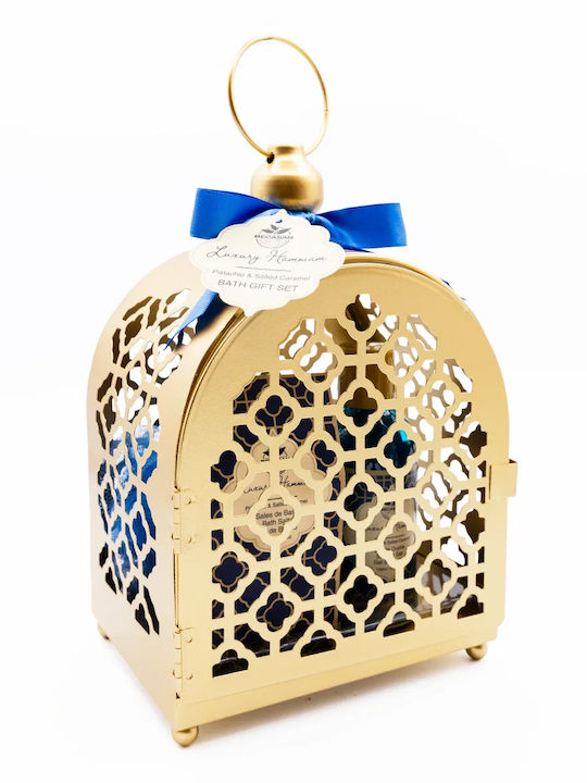 Becasan Pistachio & Salted Caramel Oriental Lantern Set de Îngrijire pentru Hidratare și Curățarea Corpului 3 Bucăți