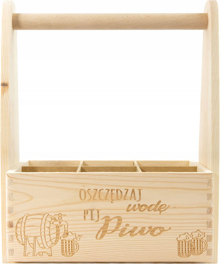 Holzbierkiste als Geburtstagsgeschenk