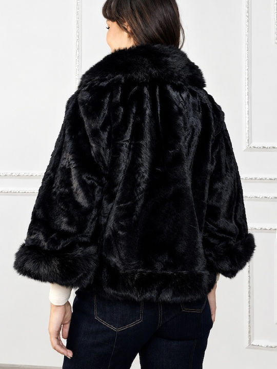 Kurzer Damenpelz Black