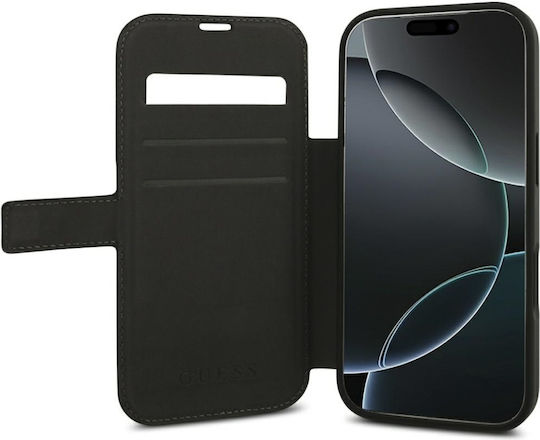 Case Iphone 18 Pro Iphone 17 Pro Guess Book 4g Metal Logo Black