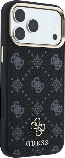 Калъф за iPhone 18 Pro Max iPhone 17 Pro Max – Guess Peony 4g Small Logo Magsafe – Черен