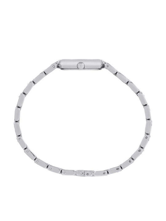 Women's Battery-Powered Watch with Silver Stainless Steel Bracelet