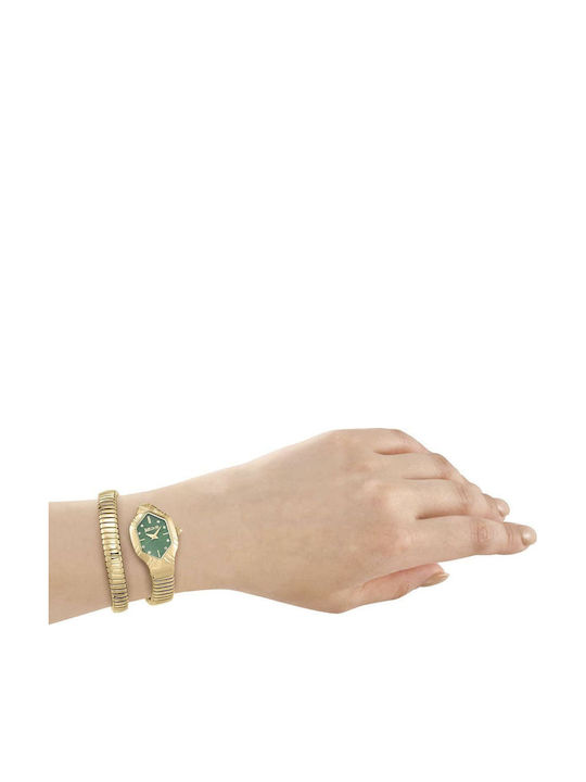 Women's Watch 22.5mm Battery-Powered with Gold Stainless Steel Bracelet