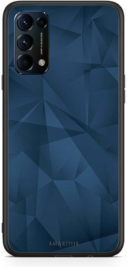 Smartfits Geometric Back Cover Plastic / Silicone Blue (Oppo Find X3 Lite) 7522741649563_42928496771227