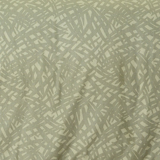 Melinen Neva Σετ Σεντόνια King Size με Λάστιχο 180x200+32εκ. Olive (4τμχ)