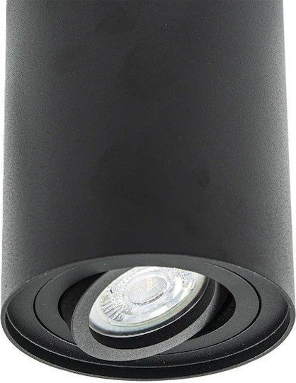 Lampa Decken- und Wandleuchte mit GU10 Fassung in Schwarz