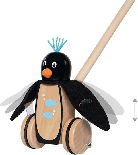 Nachziehspielzeug Pinguin Pablo aus Holz ab 18 Monaten