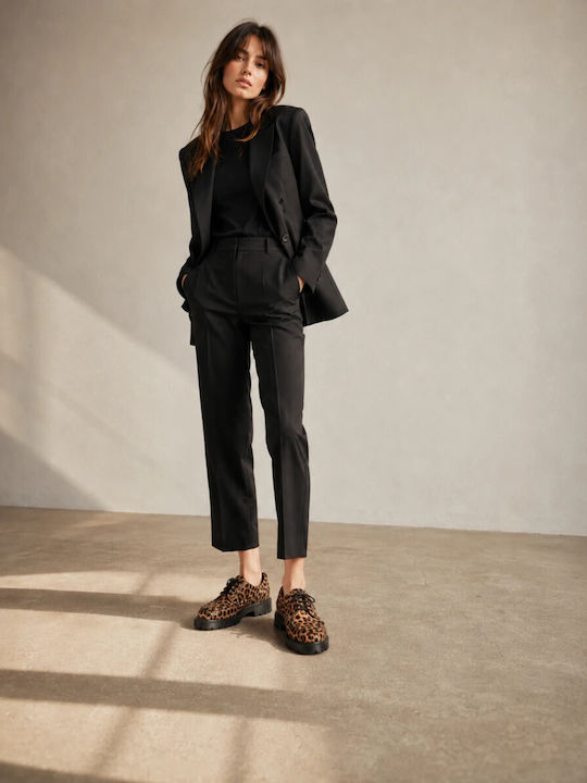 Lowell Leather Women's Oxfords in Brown