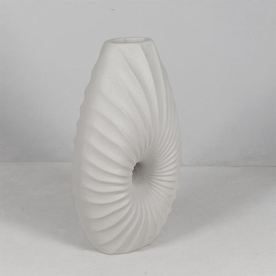 Eurolamp Ecru Floor Vase 40x22xH70cm Eurolamp Ecru Floor Vase 40x22xH70cm