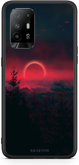 Smartfits Tropic Sunset Back Cover Σιλικόνης Κόκκινο (Oppo A94)