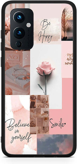 Smartfits Aesthetic Collage Back Cover Σιλικόνης Πολύχρωμο (OnePlus 9)