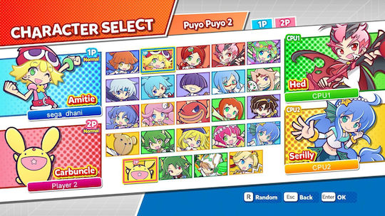 Puyo Puyo Champion Switch Game