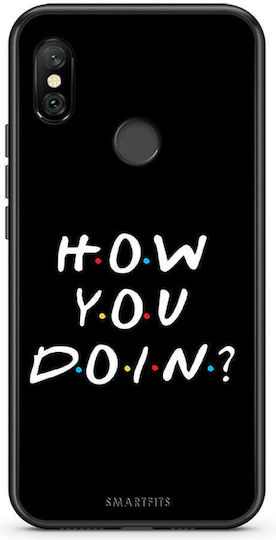 Smartfits How You Doin Задна корица Пластмаса Черен (Redmi Note 6 Pro) 7353694191771_42347501256859