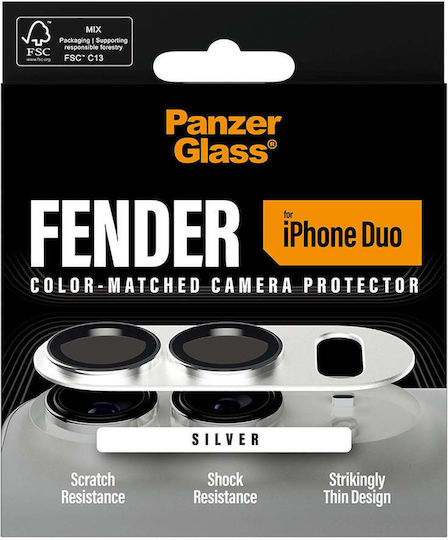 Panzerglass Fender Camera Lens Protector Silver Iphone Duo