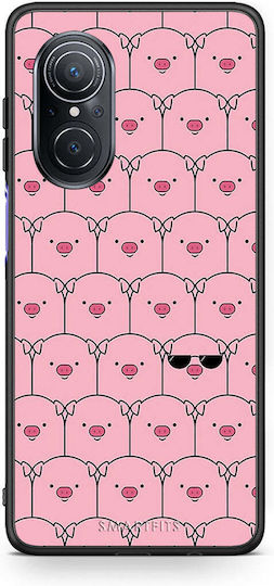 Smartfits Pig Glasses Backcover Kunststoff Rosa (Huawei Nova 9 / Honor 50 5G)