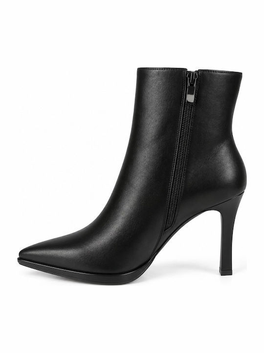 Women's Ankle Boots with Medium Heel Black