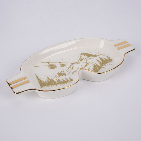 Eurolamp Set of Decorative Platters Glass White 4 Pcs Eurolamp Set of Decorative Platters Glass White 4 Pcs