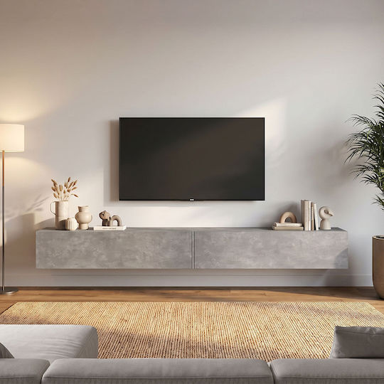 Concrete Grey TV Stand L241.8xD31.7xH30cm