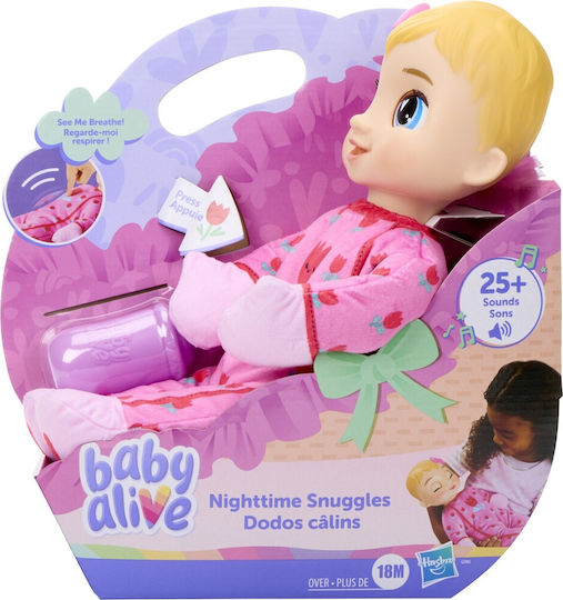 Hasbro Baby Alive Μωρό Κούκλα Bedtime