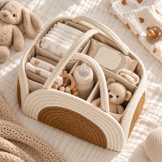 Aster Star Kinderzimmer-Aufbewahrungskörbe BB-OR-BS-001-Beige-DIV