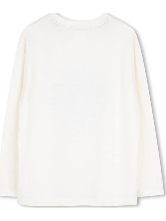 Kinder-Langarmshirt in Offwhite