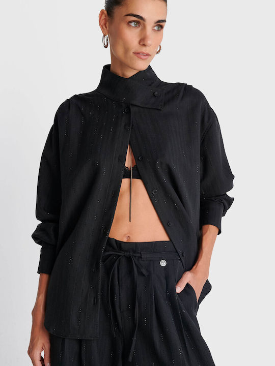 Damenbluse Schwarz