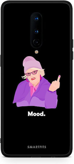 Smartfits Grandma Mood Black Umschlag Rückseite Schwarz (OnePlus 8) A00_SM1-ON-8_GRANDMAMOODBLACK_RO