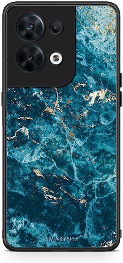 Smartfits Marble Blue Back Cover Μπλε (Oppo Reno8)